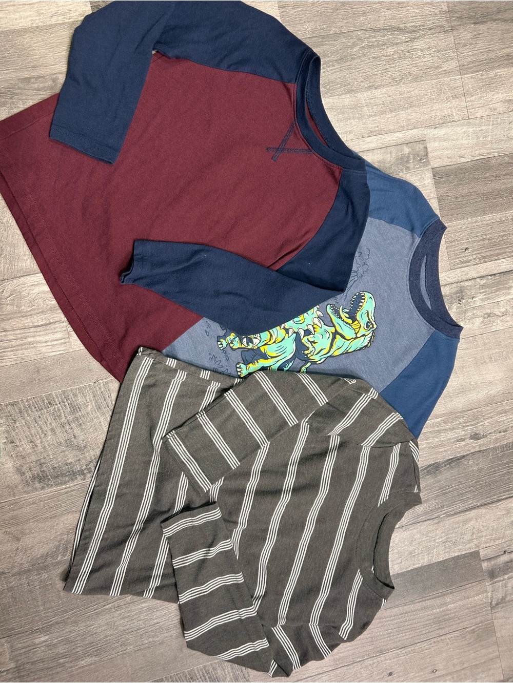 Jumping Beans Boys Long Sleeve Tee Top Bundle 5